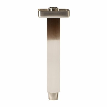 ALFI BRAND Brushed Nickel 6" Square Ceiling Shower Arm ABSA6S-BN